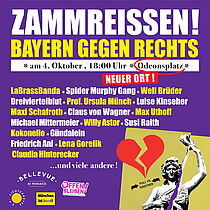 Plakat Zusammenreissen! Bayern gegen rechts